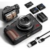 NBD Appareil photo Hybride Carte SD 32GB + 2 Batteries + Clé USB