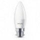 Philips ampoule LED flamme B22 5,5W (40W) 2700K blanc chaud (lot de 2)