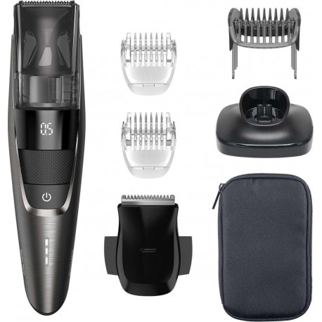 Philips Tondeuse à Barbe Beardtrimmer Series 7000 avec système d’aspiration (3 sabots) BT7520/15 (BT7220/15)